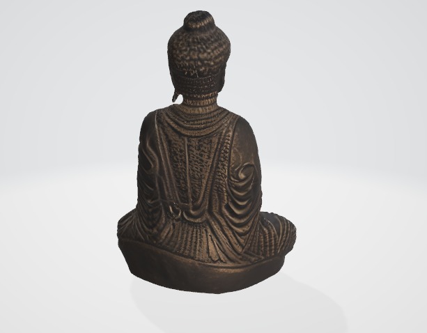 Ancient Statue 3D Model Low-poly 3D model_2