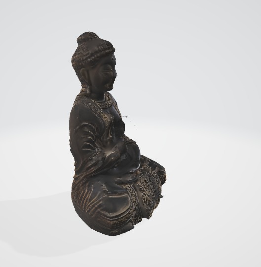 Ancient Statue 3D Model Low-poly 3D model_1