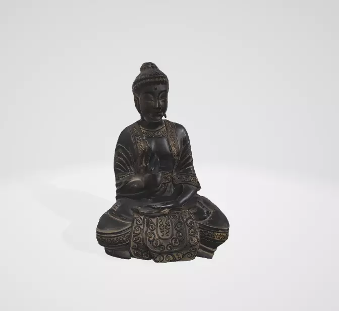 Ancient Statue 3D Model Low-poly 3D model_0