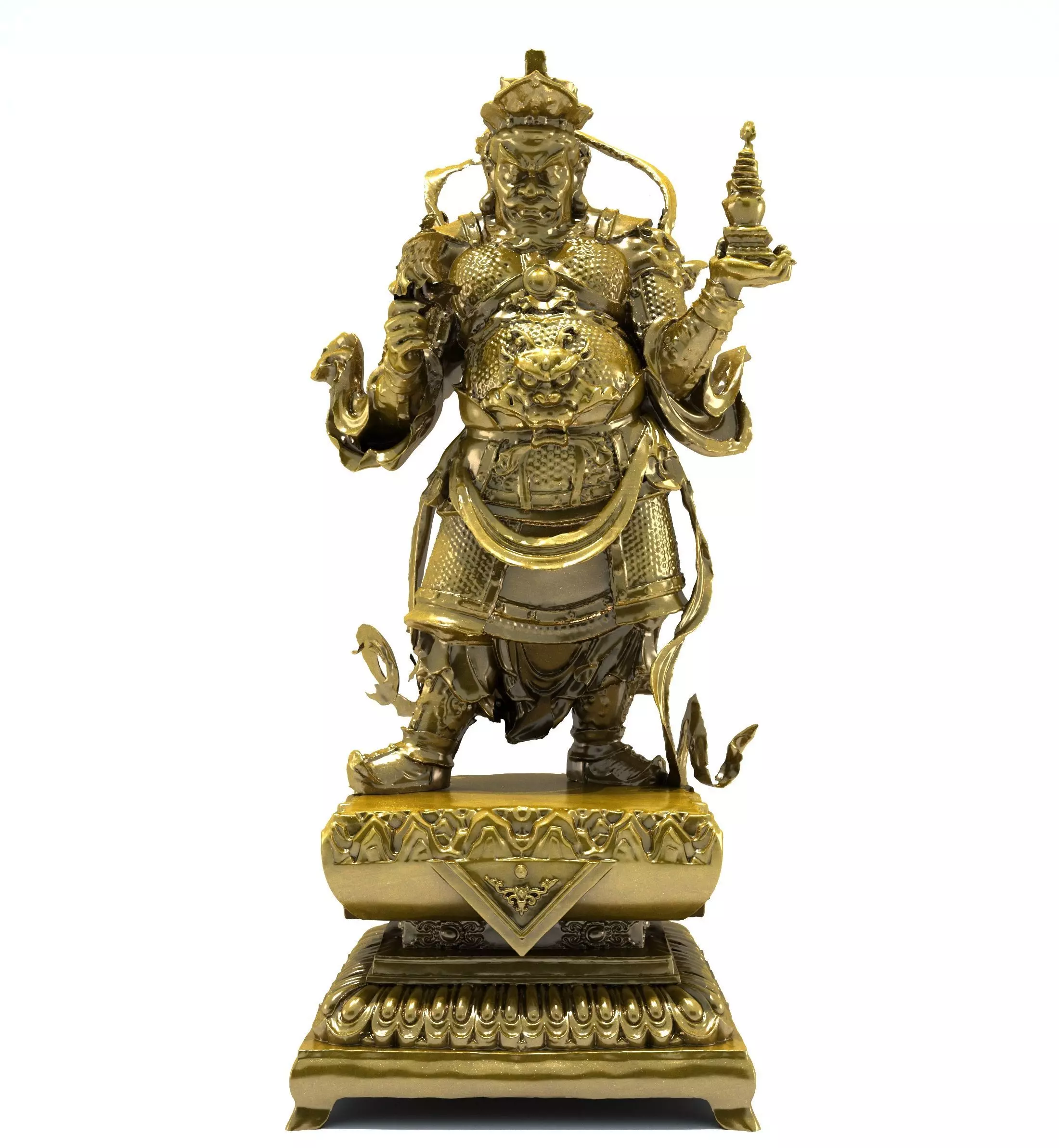 Wukong Game Ancient General Character Sculpture 3D model