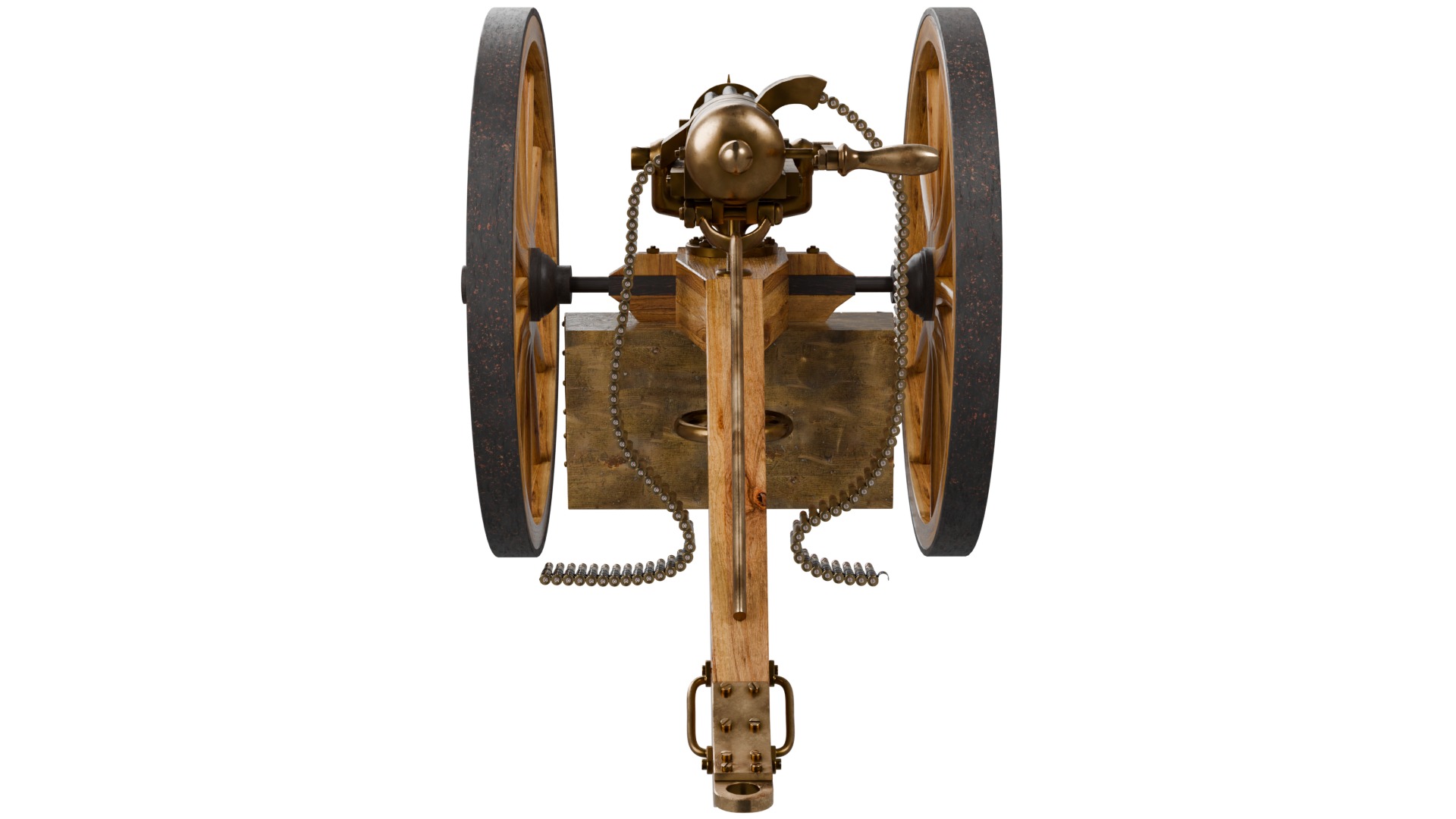 Gatling Gun 3D model_3