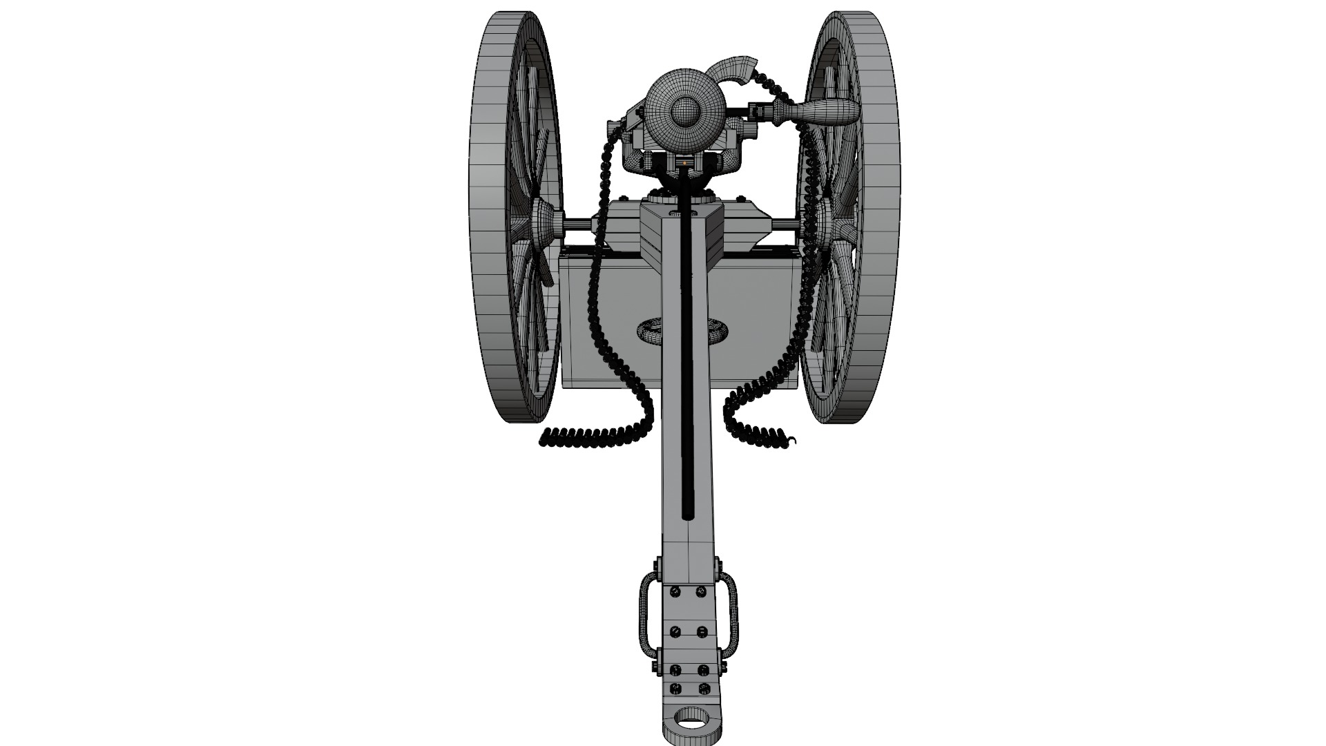 Gatling Gun 3D model_12