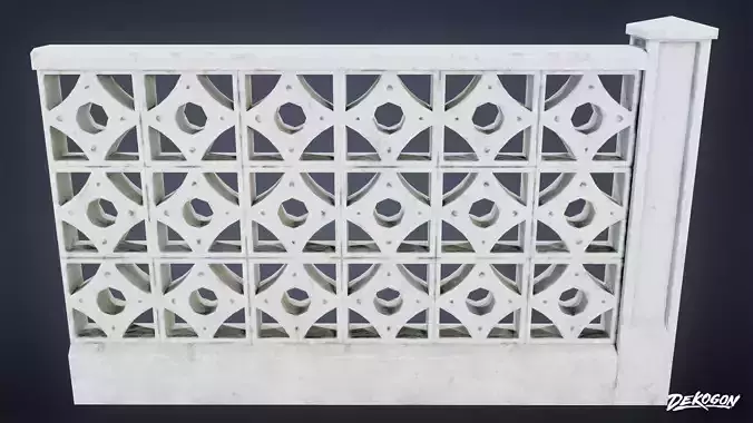 GATES AND FENCES - Fence 46 - LOW POLY