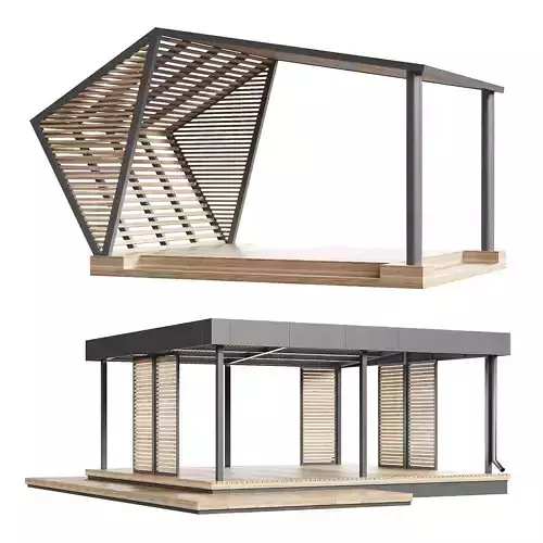 Gazebo scene outdoor