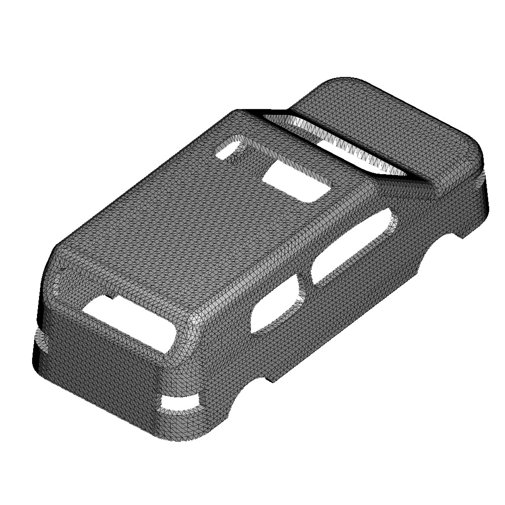 Six Seater Passenger Car 3D print model_5