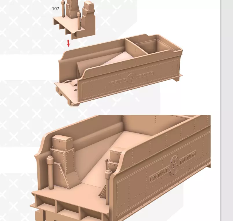 Hogwarts Express Full Kit 3D model_0