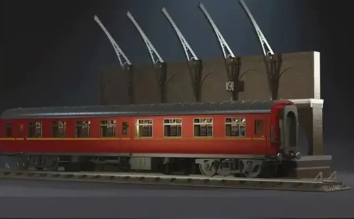 Hogwarts Express Full Kit 3D model_1