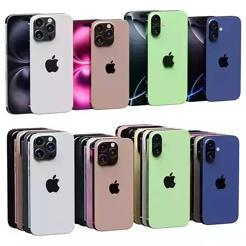 Iphone 16 Low-poly 3D model