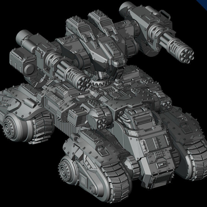 Light Tank 3D print model_2