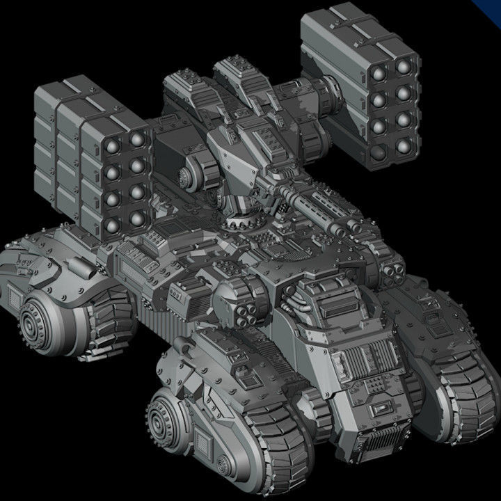 Light Tank 3D print model_1