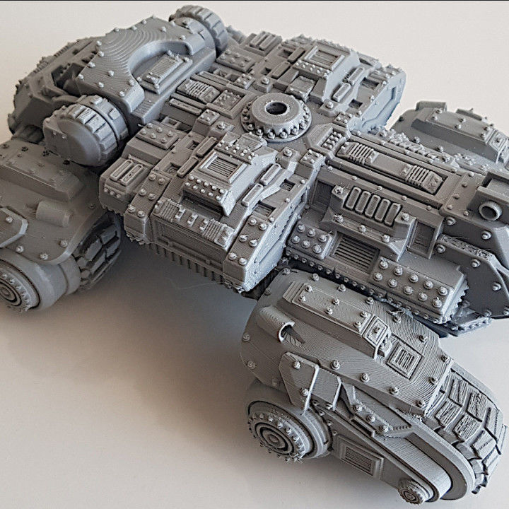 Light Tank 3D print model_21