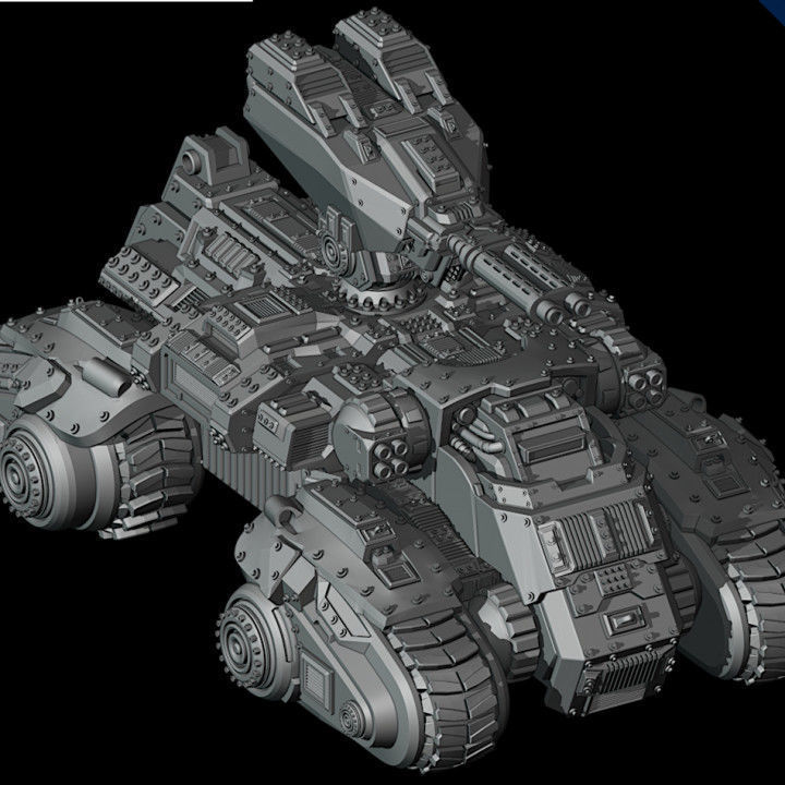 Light Tank 3D print model_4