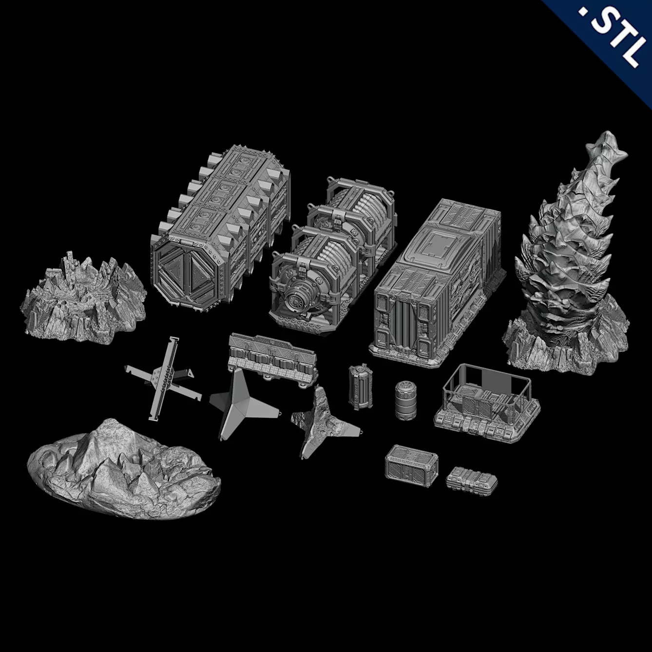 Props Vol 1 3D print model_0