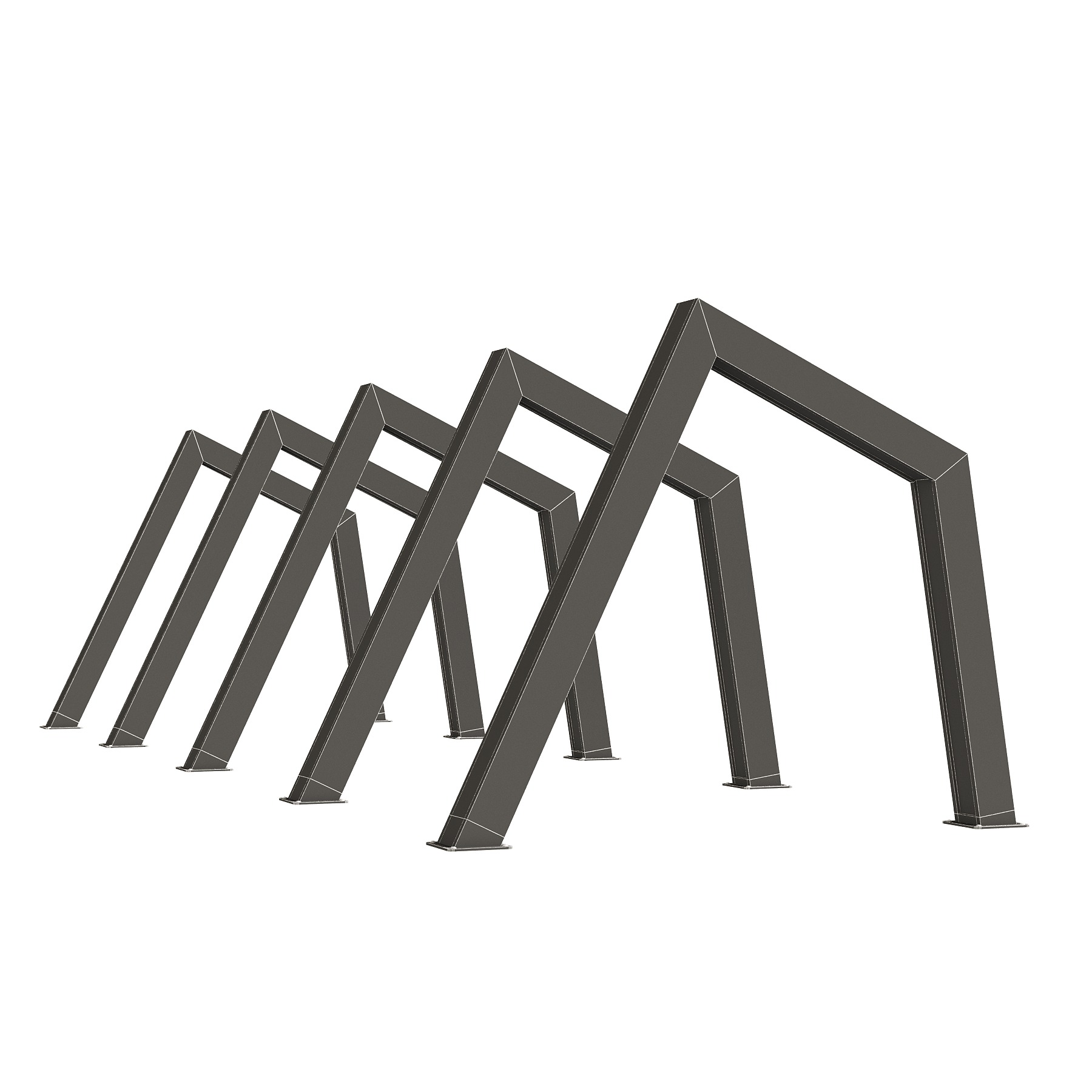 Set of light arches 3D model_4