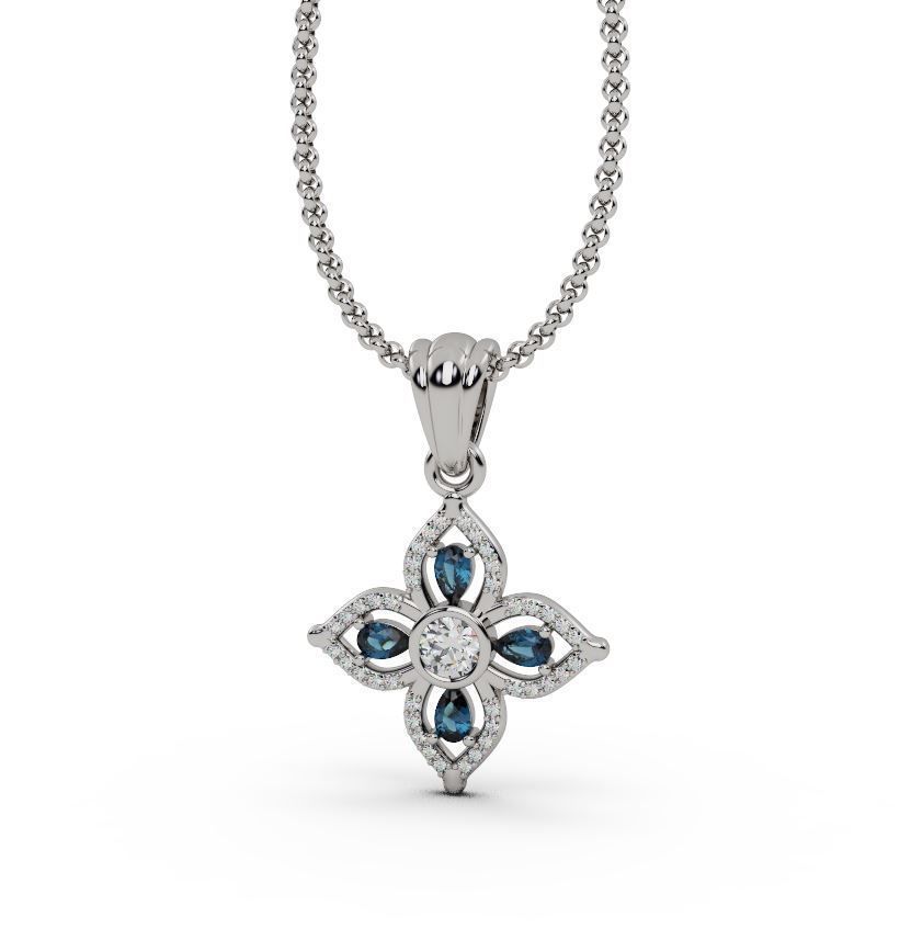 Nesklace pendant 3D print model_1