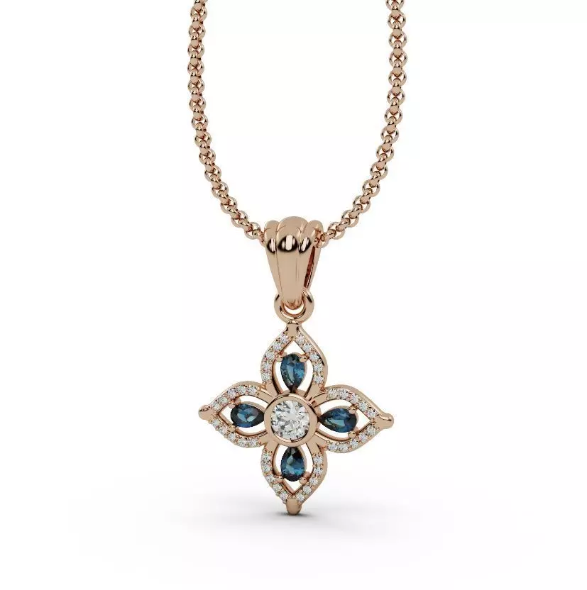 Nesklace pendant 3D print model_0