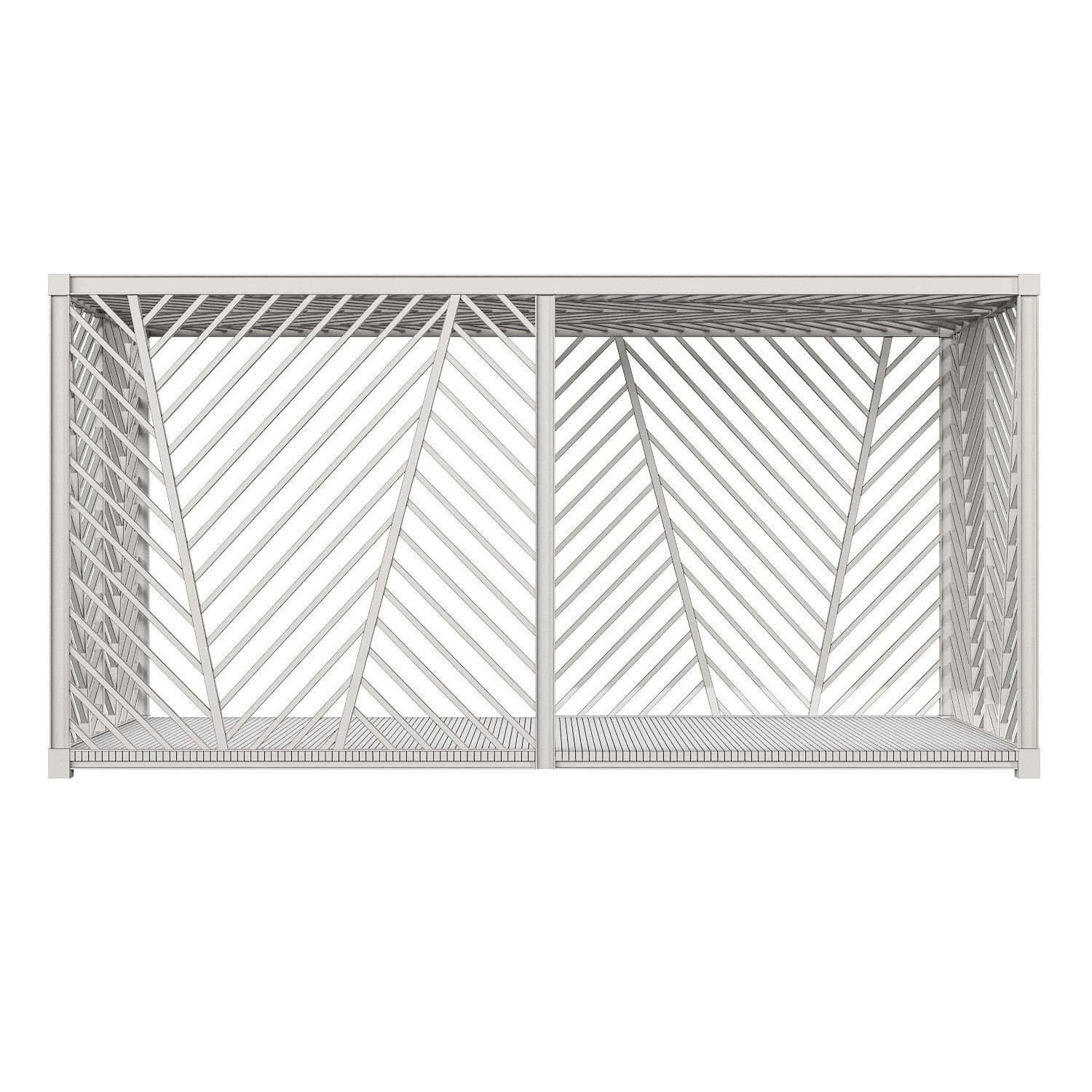 Gazebo scene outdoor 2 3D model_10