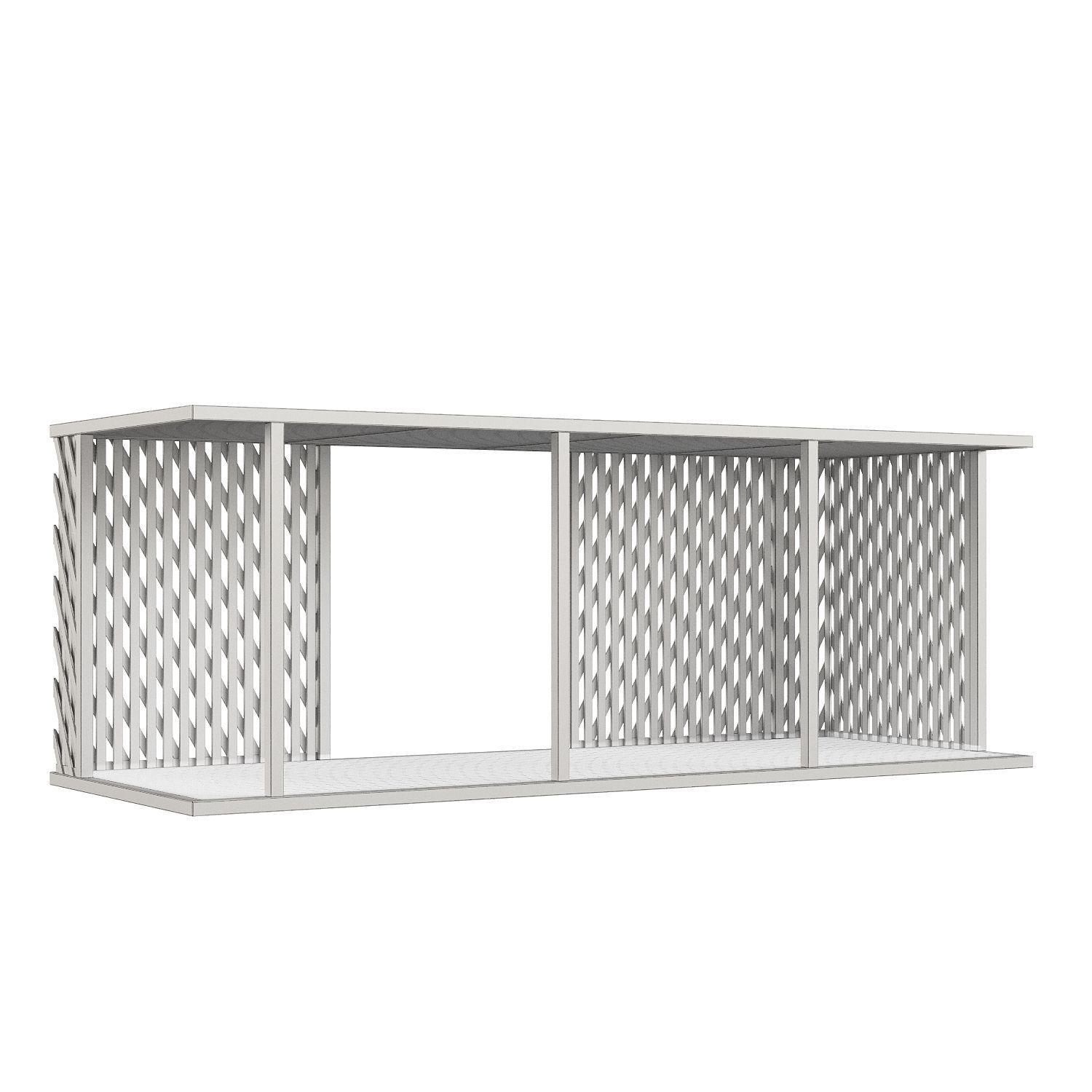 Gazebo scene outdoor 2 3D model_6