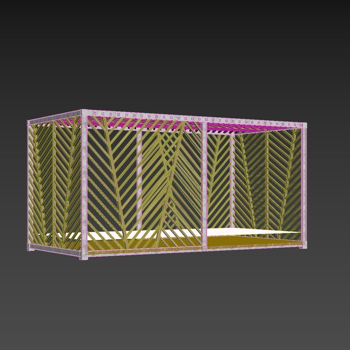 Gazebo scene outdoor 2 3D model_11
