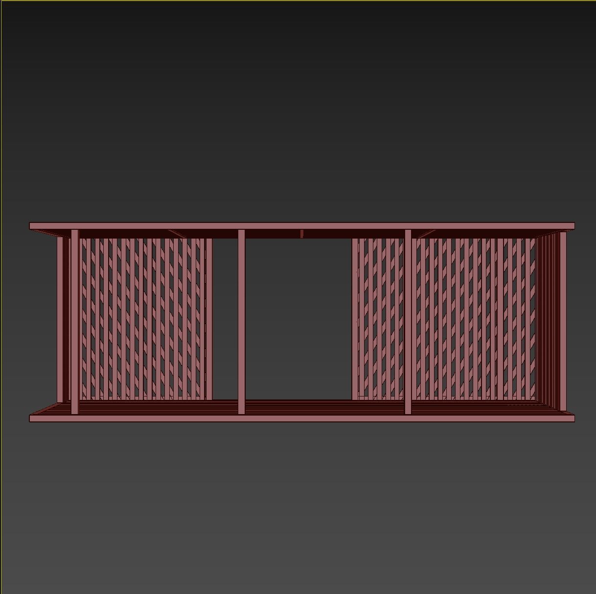 Gazebo scene outdoor 2 3D model_19