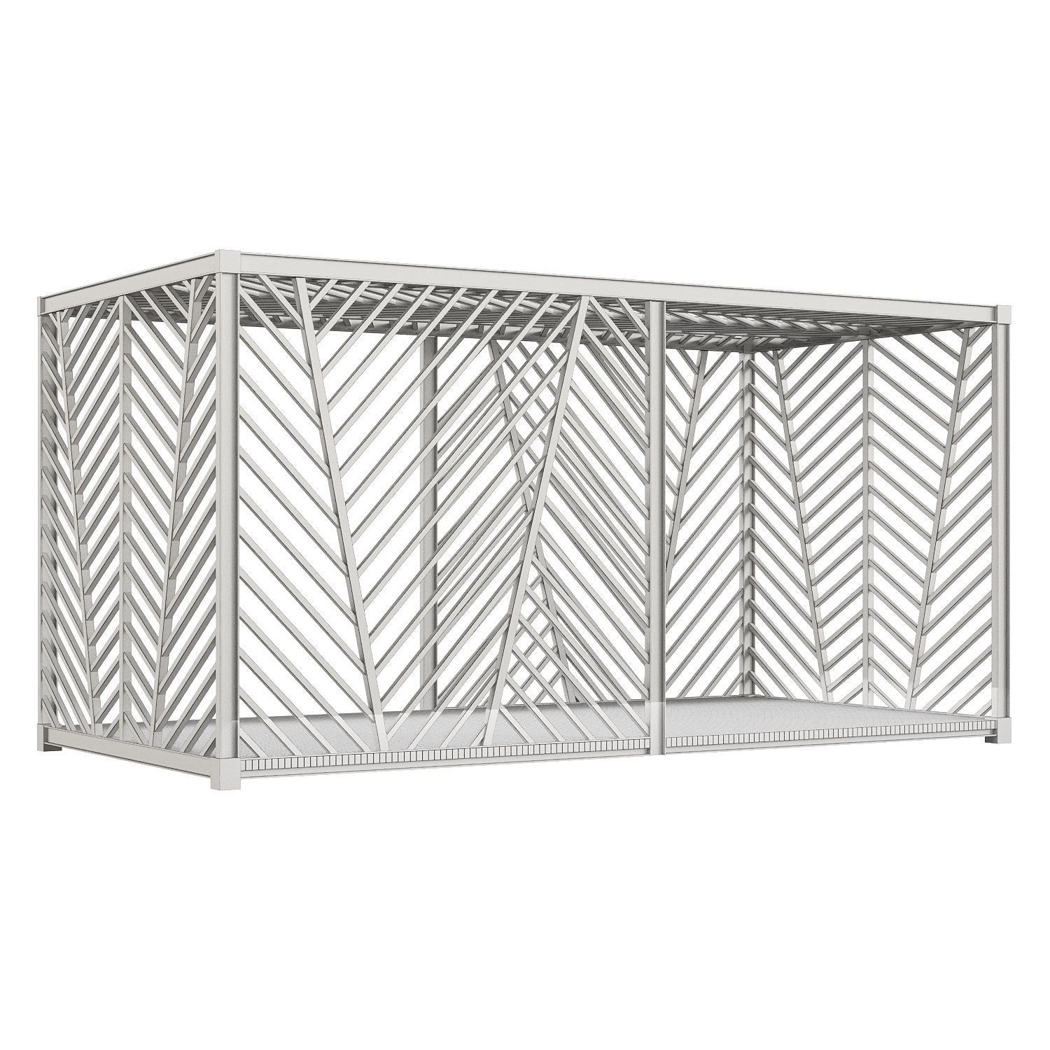 Gazebo scene outdoor 2 3D model_5