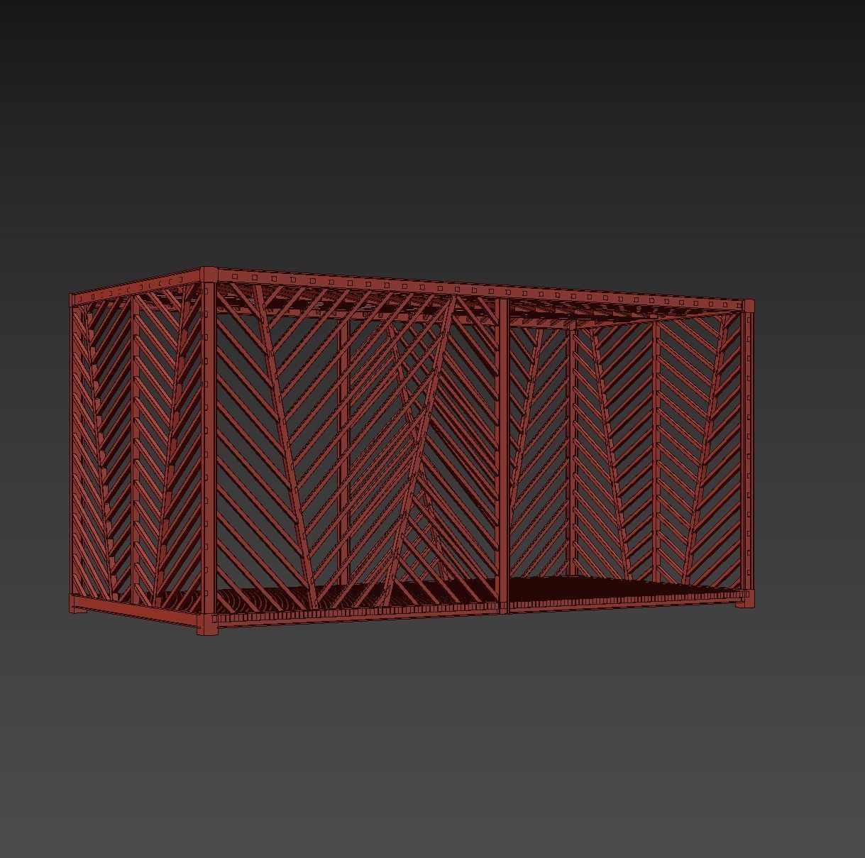 Gazebo scene outdoor 2 3D model_12