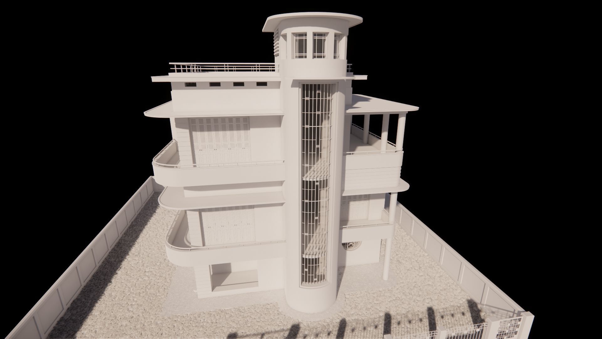 old house-Old Abandoned House 3D model_12