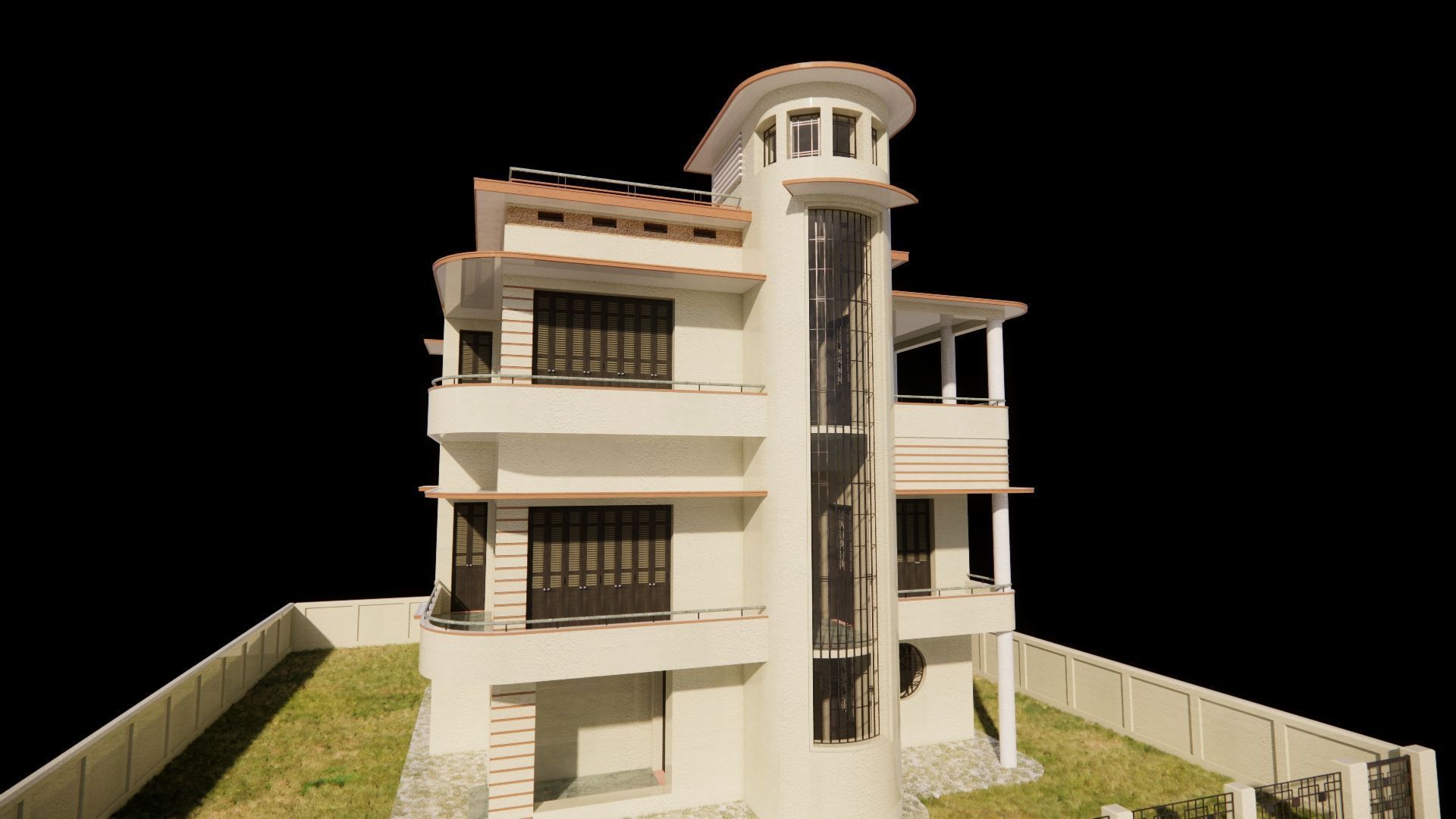 old house-Old Abandoned House 3D model_6