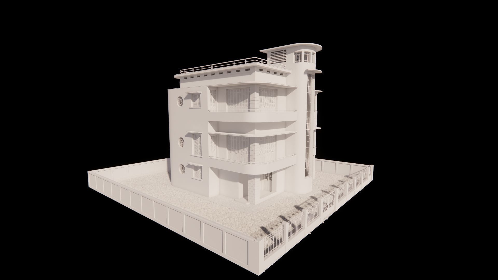 old house-Old Abandoned House 3D model_8