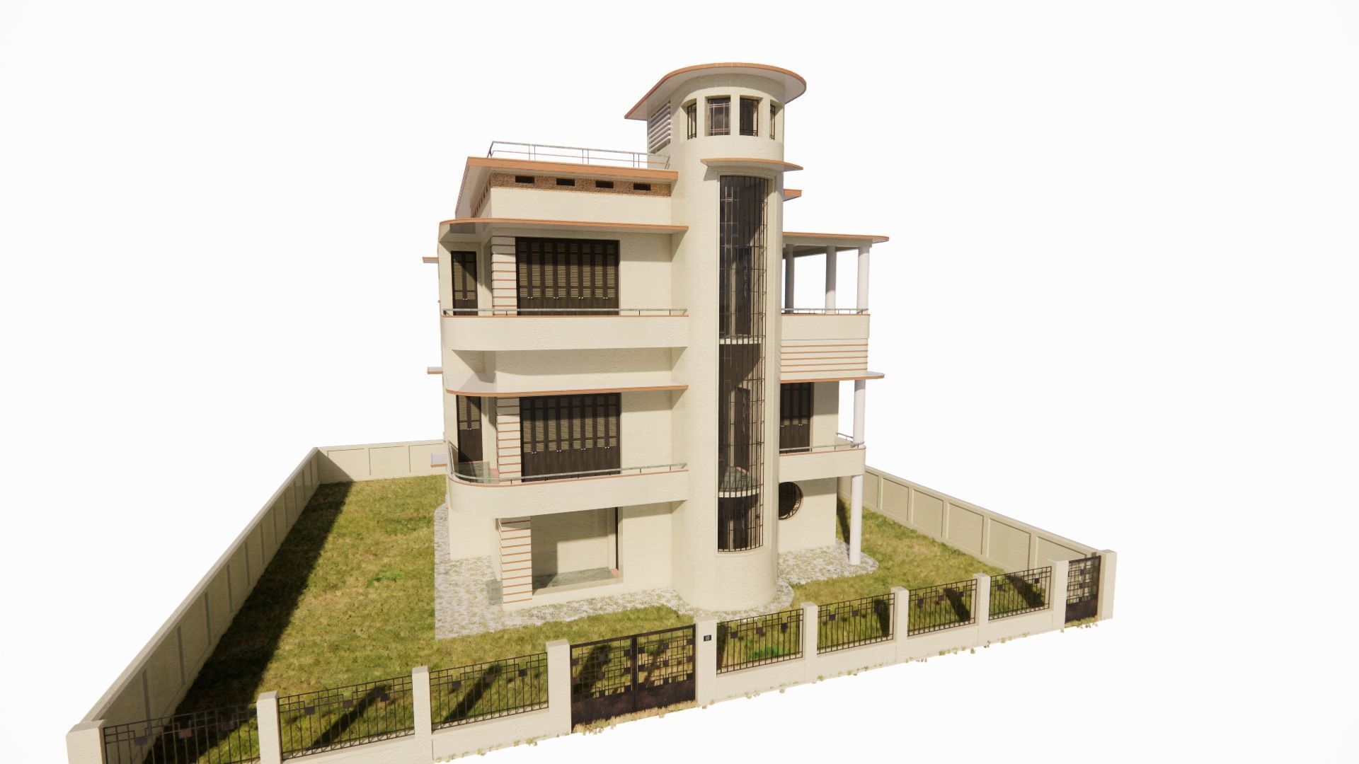 old house-Old Abandoned House 3D model_15