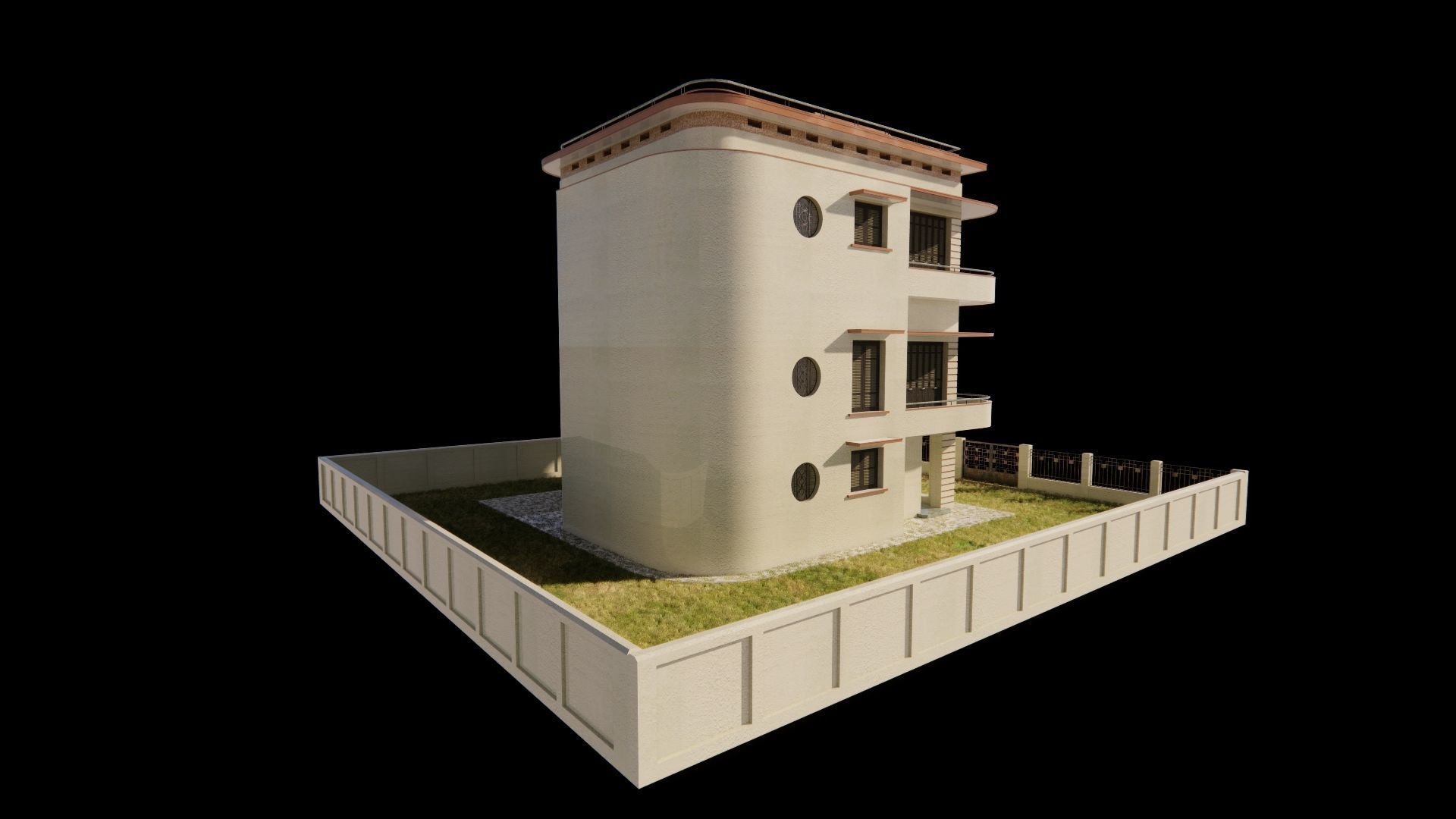 old house-Old Abandoned House 3D model_5