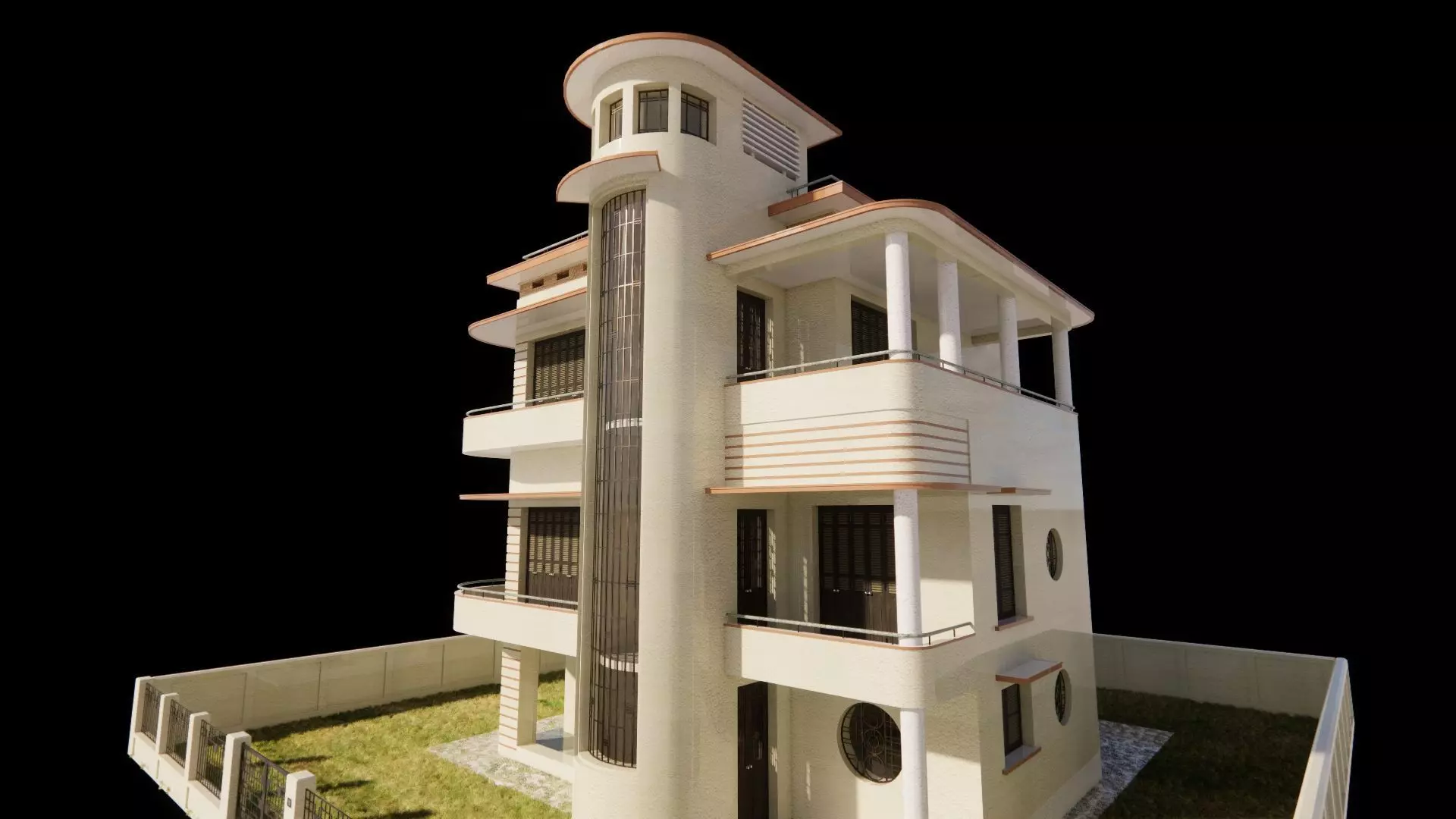 old house-Old Abandoned House 3D model_0