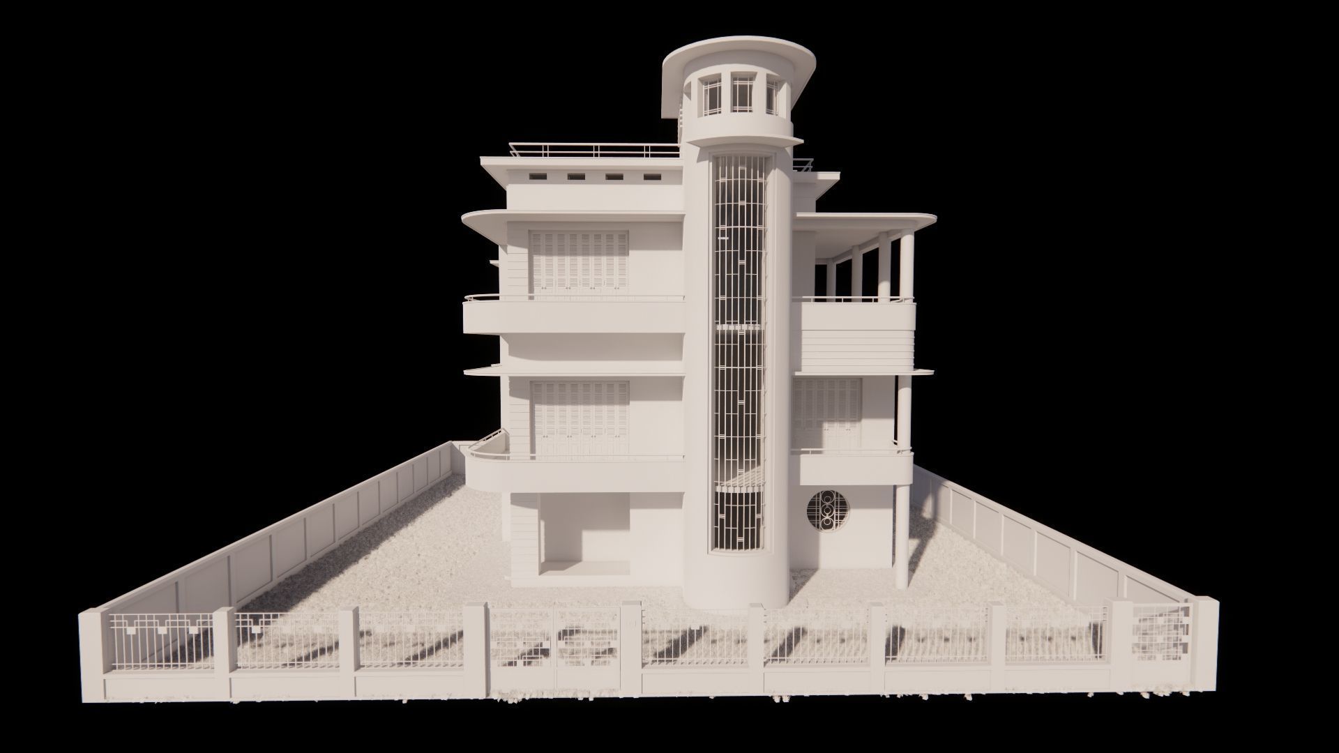 old house-Old Abandoned House 3D model_10