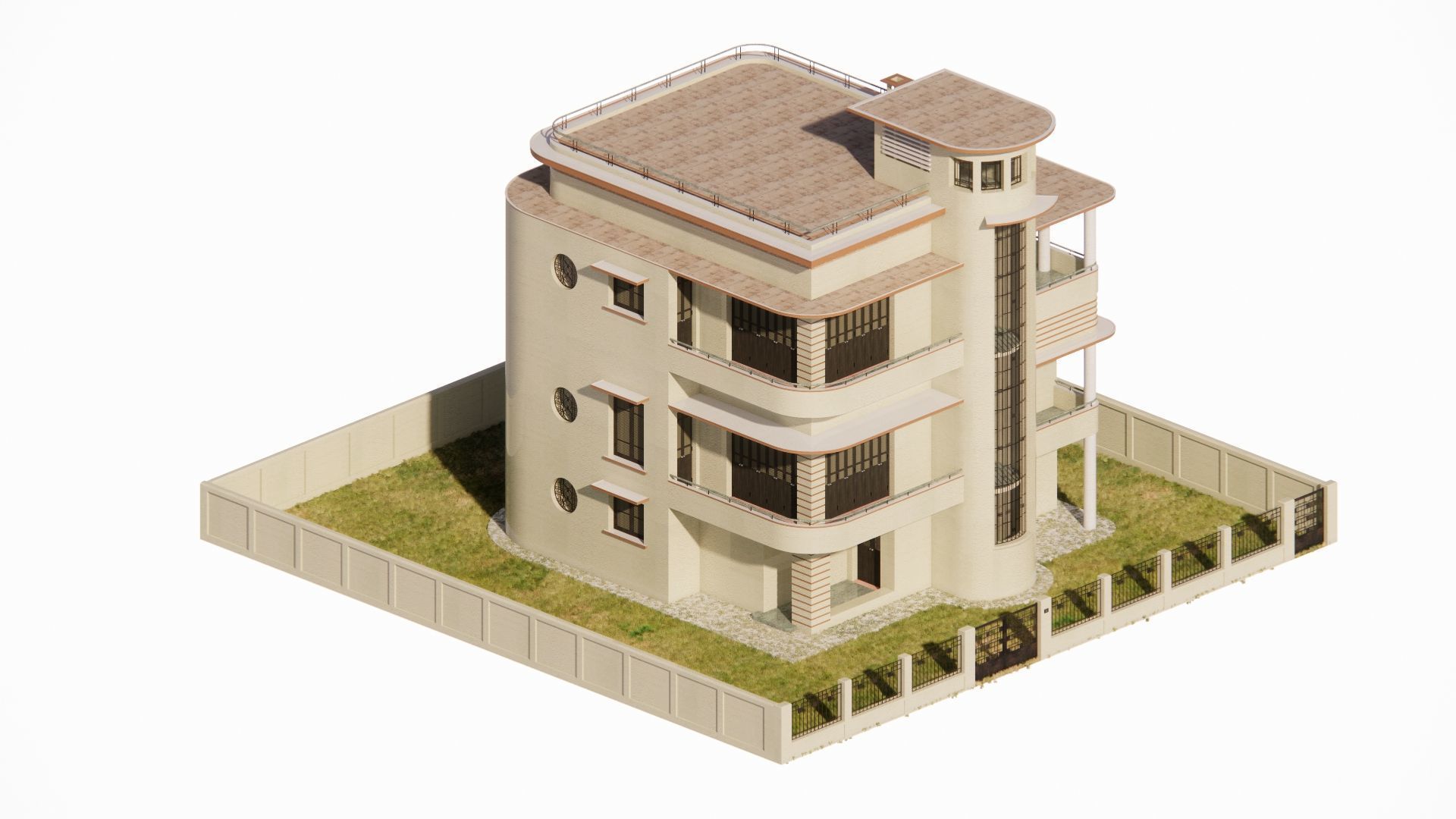 old house-Old Abandoned House 3D model_14
