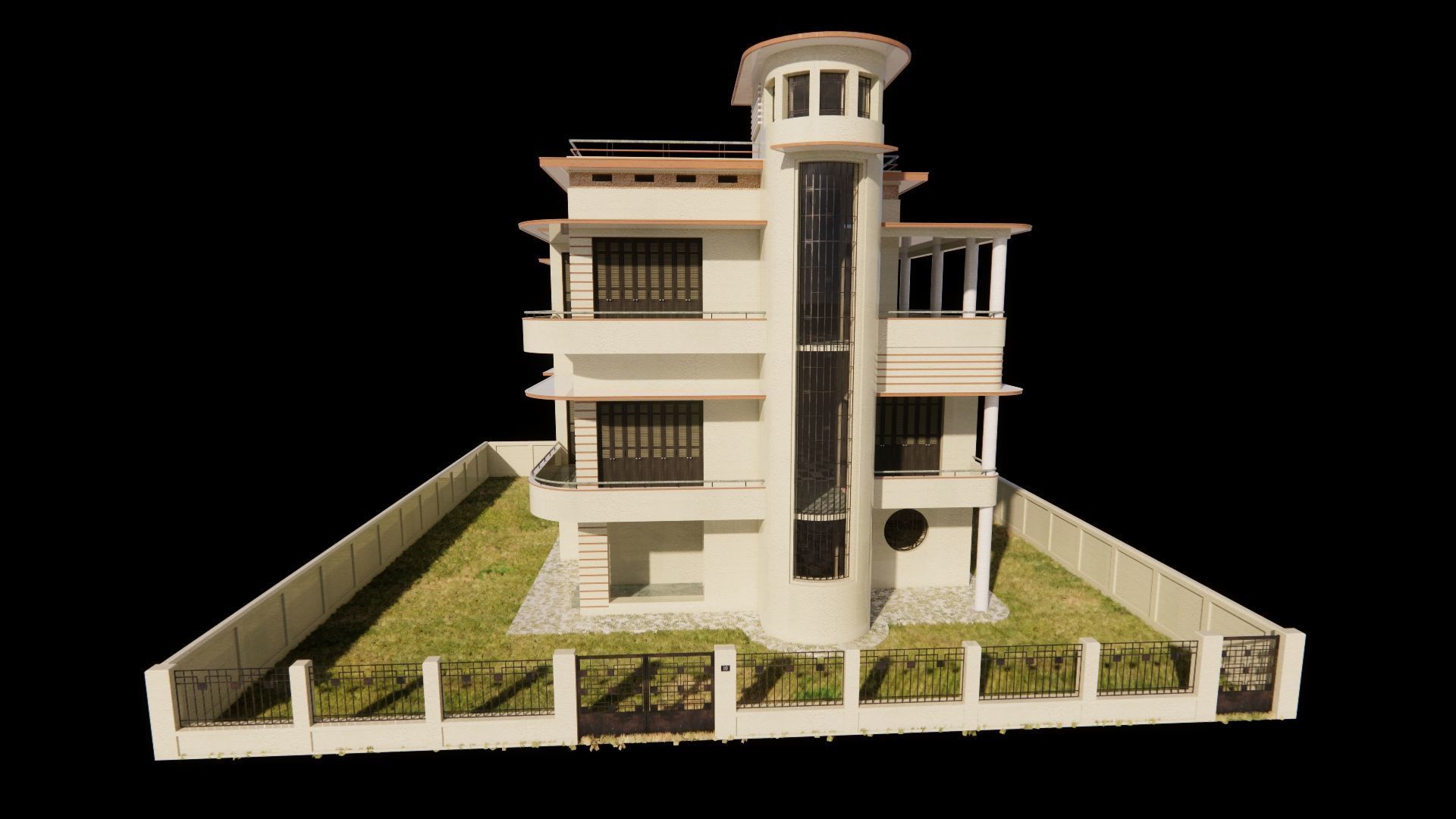 old house-Old Abandoned House 3D model_3