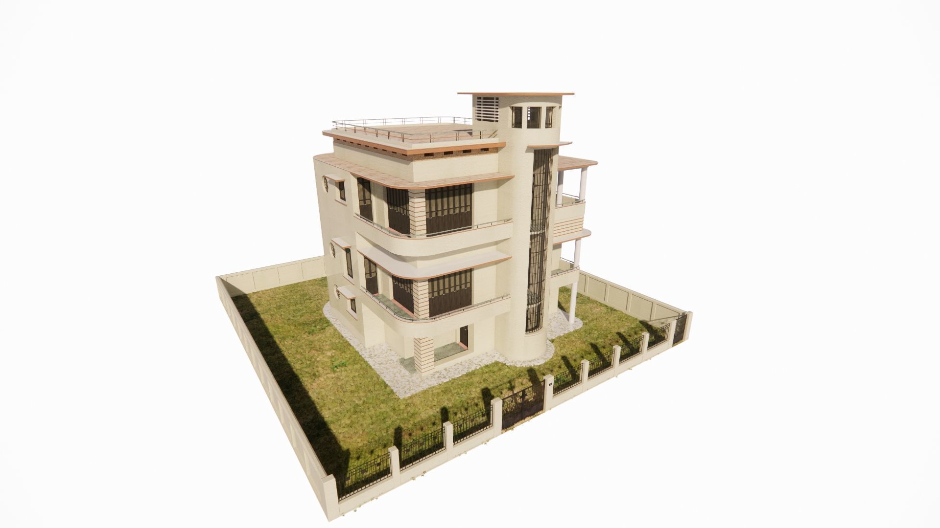 old house-Old Abandoned House 3D model_22