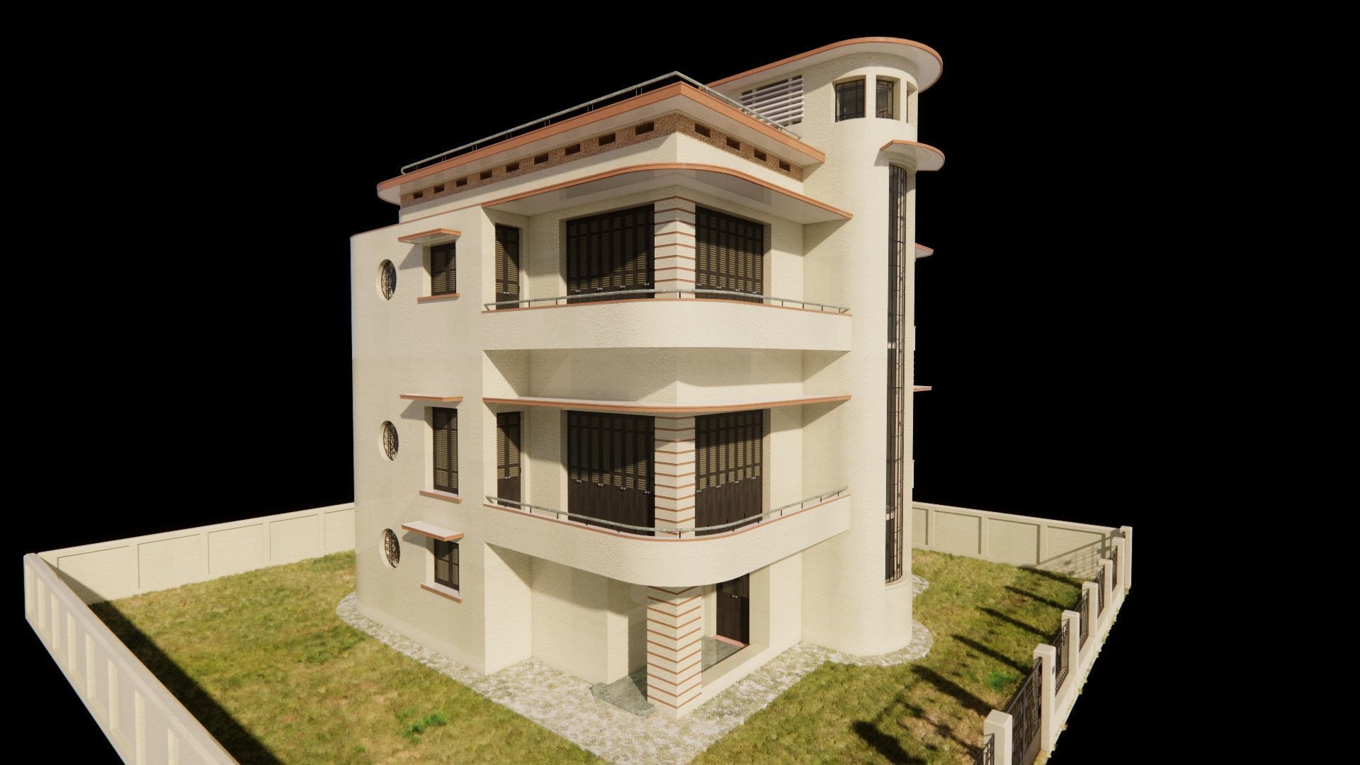 old house-Old Abandoned House 3D model_1