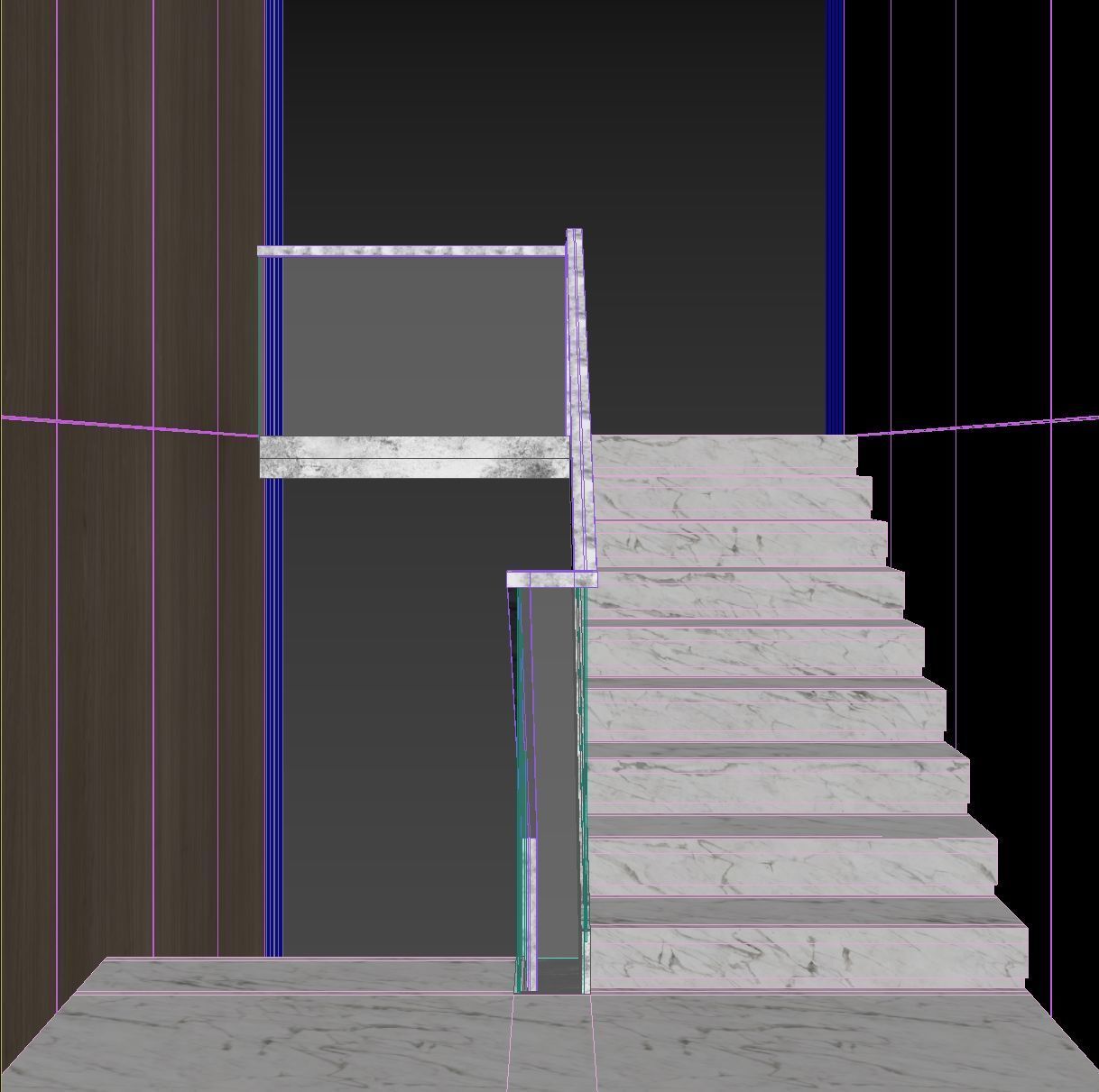 Marble staircase 19 3D model_28