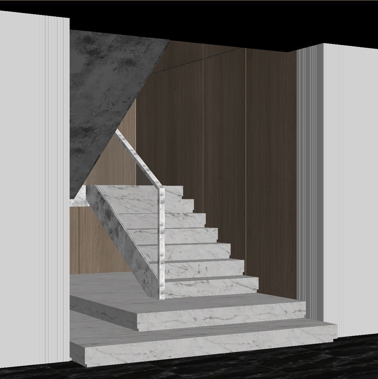 Marble staircase 19 3D model_18