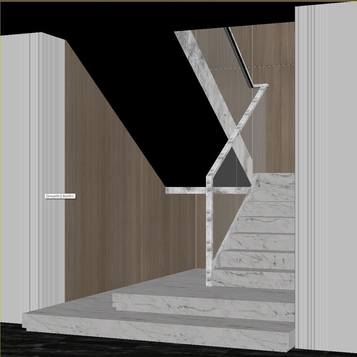 Marble staircase 19 3D model_25