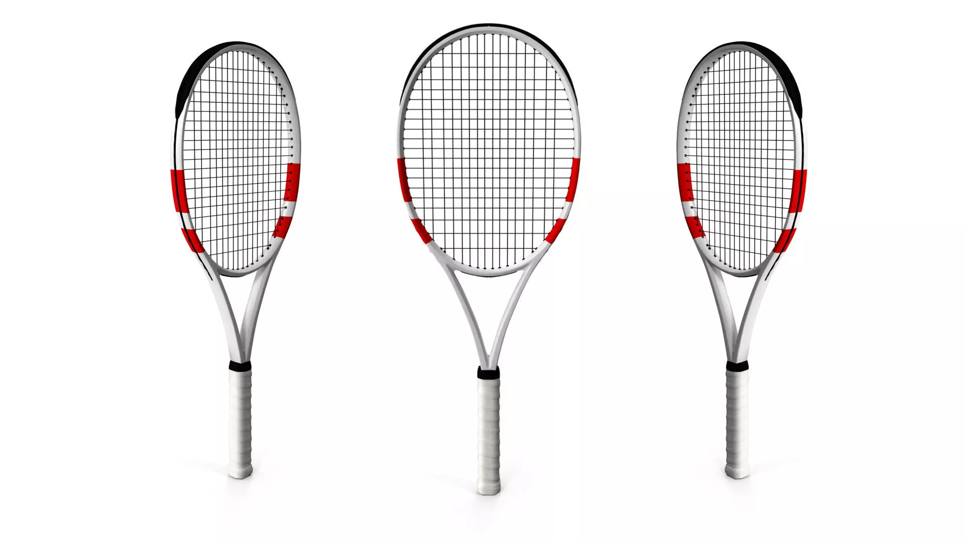 Pure Strike Racquet 3D model