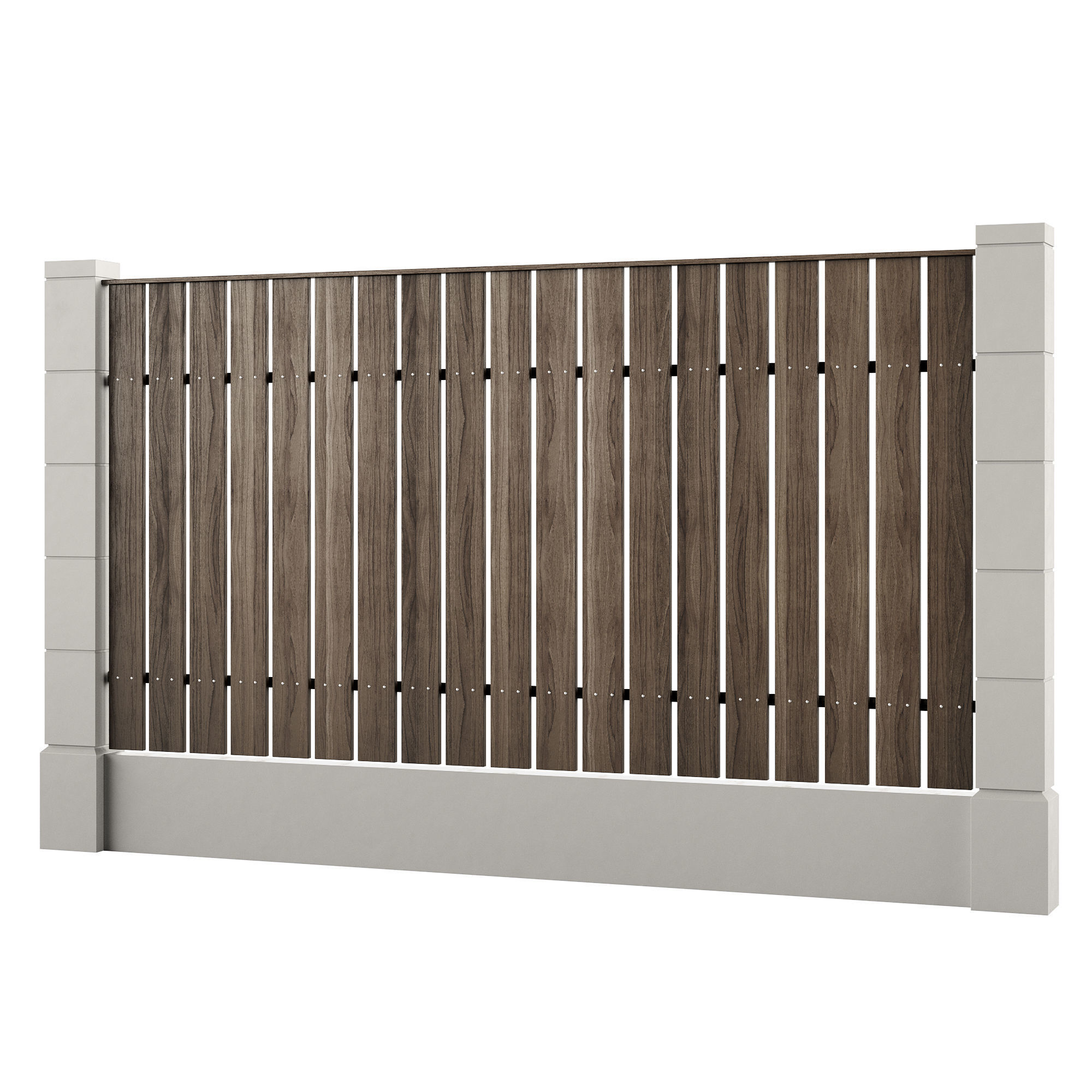 Fences fencing 2 3D model_1