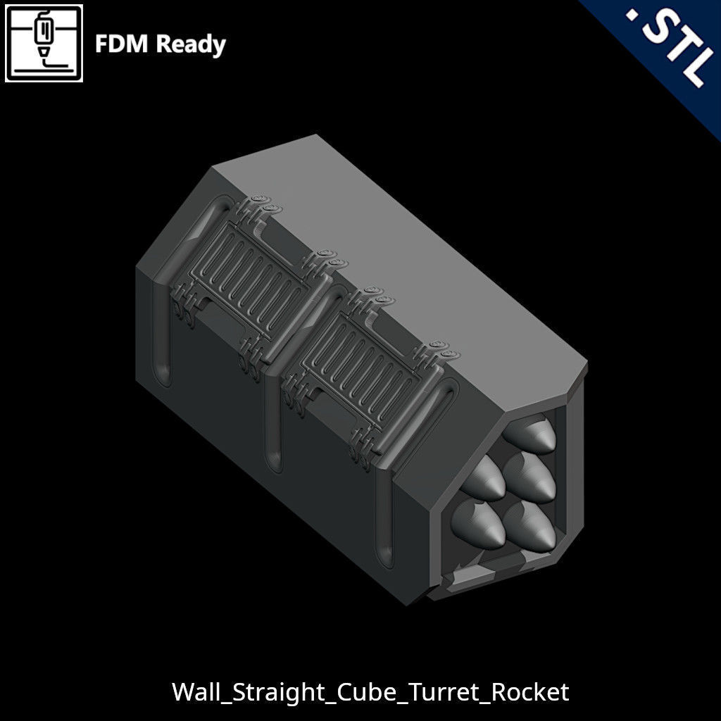Outside Wall Modular 3D print model_58