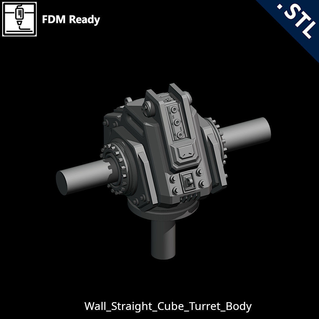 Outside Wall Modular 3D print model_55