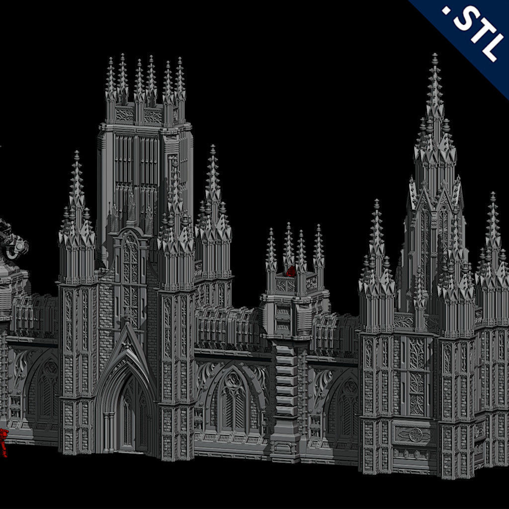 Outside Wall Modular 3D print model_5