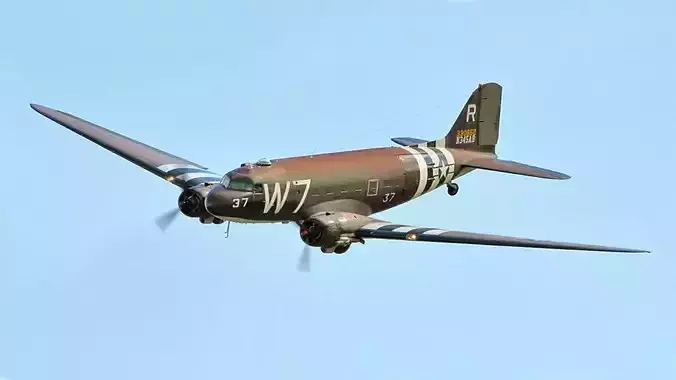 Douglas C-47 Skytrain 3D model
