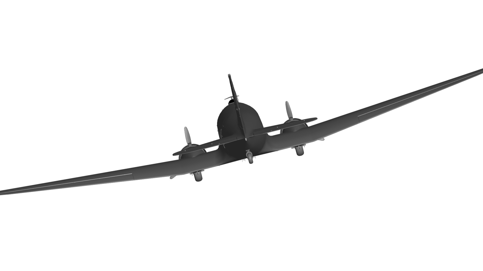 Douglas C-47 Skytrain 3D model_4