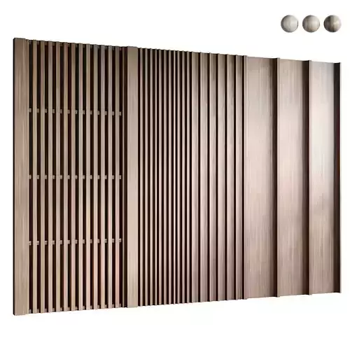 Wooden wall panel