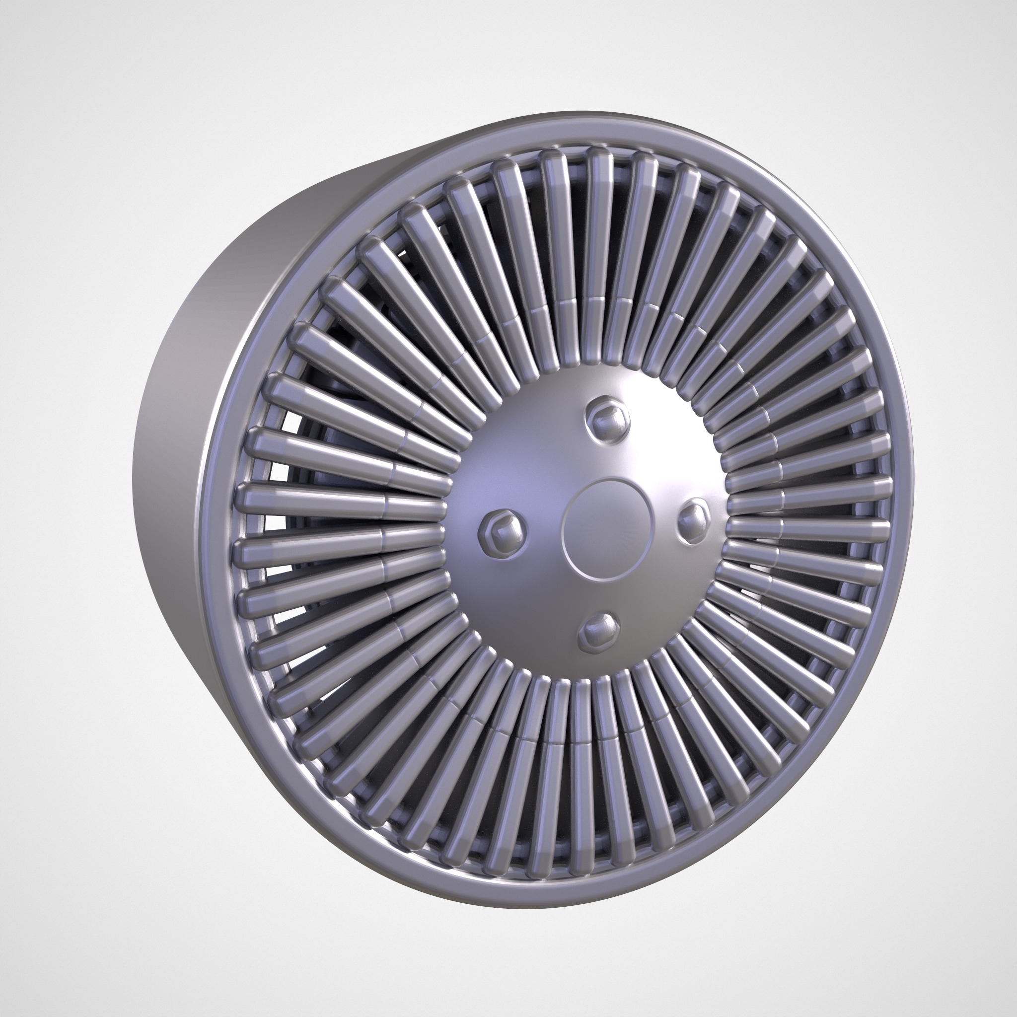 DeLorean DMC-12 1981 TYRE RIM 3D print model_7