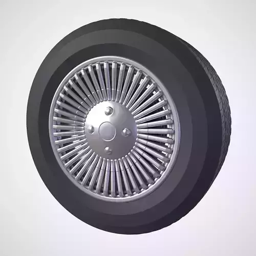 DeLorean DMC-12 1981 TYRE RIM 3D print model